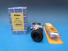A boxed Nikon DR-3 right angle viewing a