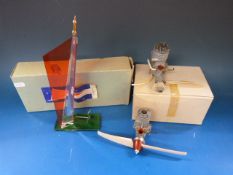 Two glow engines and a CCCP Russian pers