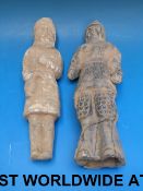 A Chinese Tang period pottery figure tog