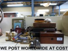 A collection of mixed items including iv