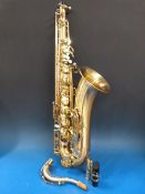 A cased P Mauriat Le Bravo 200 with a su