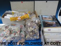 A large quantity of all-world stamps - l
