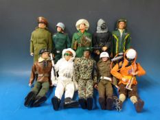 Ten Action Man figures, Jungle Explorer,