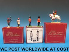 A collection of Britains lead soldiers (