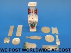 A small collection of mother-of-pearl co