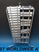 A marching band A440 glockenspiel with 2