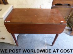 A 19th century mahogany Pembroke table (