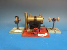 Bowman 180 stationary steam engine toget