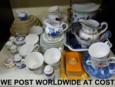 A collection of ceramics including Doult