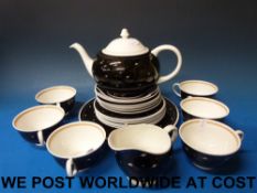 A Susie Cooper tea set in the Feather pa