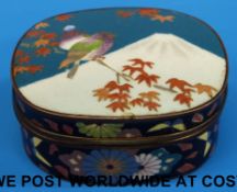 A 19thC Japanese cloisonne box with Moun