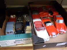 Twelve 1:8 scale models by Polistil, Bur