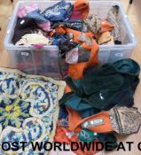 A collection of Eastern textiles