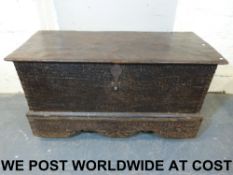 A massive 18thC Indonesian coffer or che