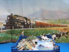 Large wooden jigsaw of the Canadian paci