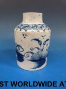An 18thC English Pearlware tea caddy