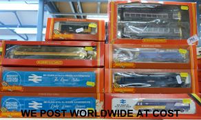Nine Hornby 00 gauge diesel locomotives