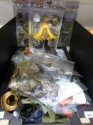 A collection of Action Man clothing and