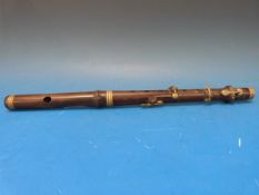 A 19thC rosewood fife