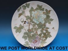 A hand-painted 19thC / 20thC Japanese ch