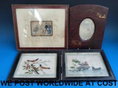 A collection of Chinese silk embroiderie