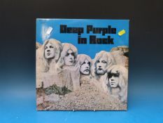 Eight rock LPs.  Deep Purple 