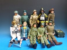 Ten Action Man figures, Field Commander,