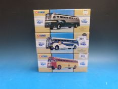 Three Corgi 1:50 scale diecast model Yel