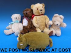 Five various bears by Farnell, Deans, Ma