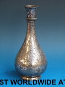 WITHDRAWN A 19thC Indian bidriware hooka