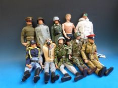 Ten Action Man figures, 7th Cavalry, Ski