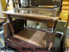 A late 19th or early 20thC mahogany exte