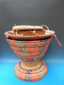 A collection of Ethiopean baskets