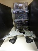 Six Corgi diecast model aircraft (three