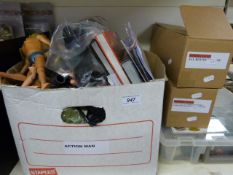 A large collection of Action Man accesso