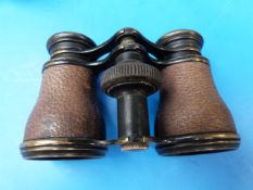 Eight mixed pairs of opera glasses by Bu