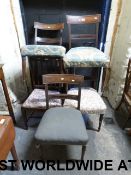 Five various 19thC dining chairs
