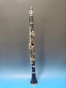 A cased Selmer clarinet 1400