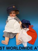 A Heubach Koppelsdorf bisque headed doll