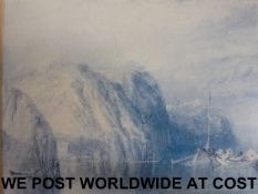 Set of six limited edition framed and mo