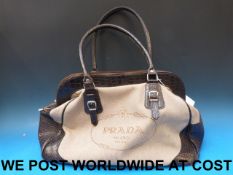 A handbag/ weekend bag with Prada Milano