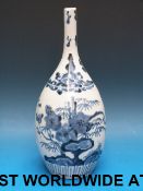 An 18thC Japanese Arita blue and white b