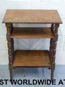 A Liberty & Co oak writing or library de