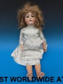 A Simon & Halbig bisque headed 'walking