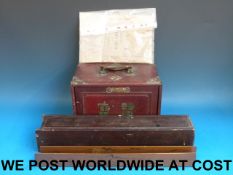 An early 19thC Mahjong set with holders