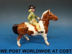 Beswick girl on a pony (No 1499)