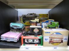 A collection of Corgi, Lledo, Maisto and