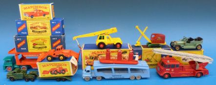 Eight Matchbox diecast model vehicles (f