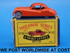 Matchbox 32 diecast model Jaguar XK140 i