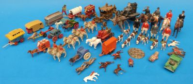 A large collection of lead figures by Br